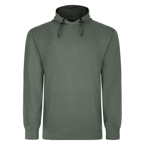 Bigdude Lightweight Loopback Hoody Sage Green